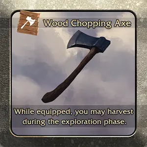 Wood chopping axe